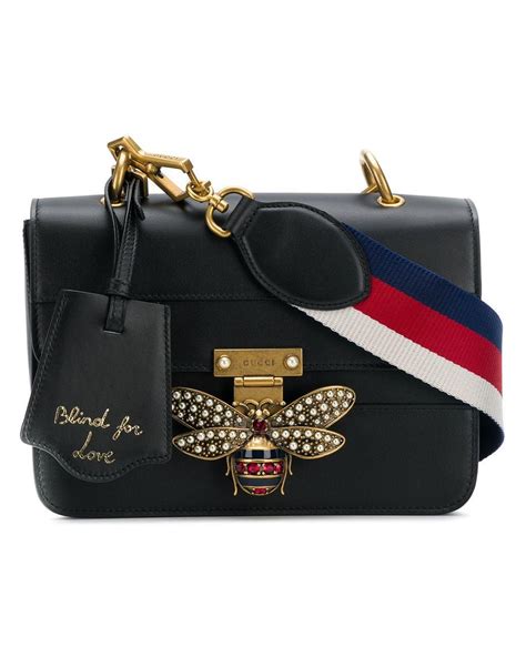 gucci bolso de hombro con abeja grande